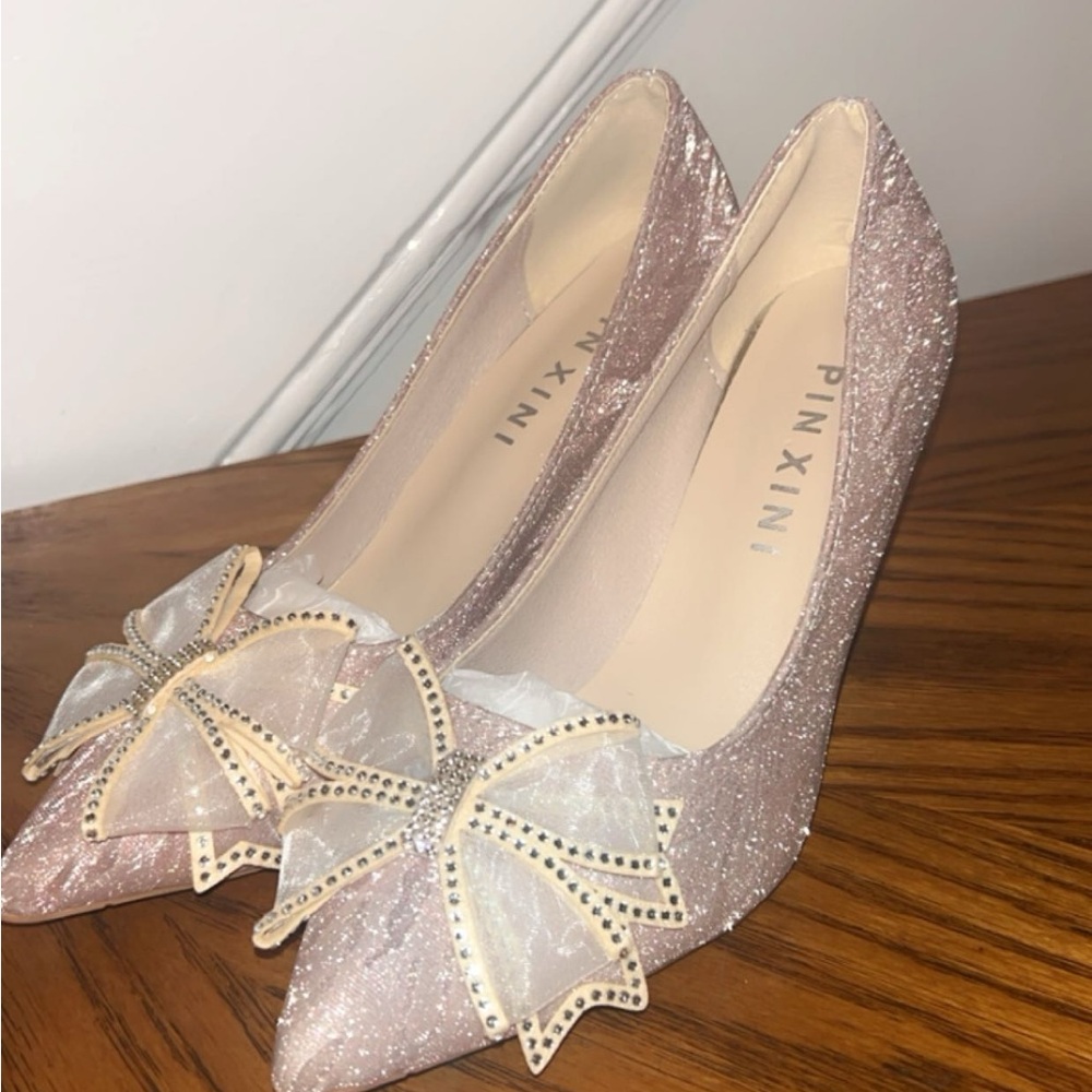Pink Glitter Women's Shoes